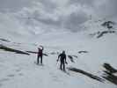 Melanie und Frank auf der Skiroute 42 (21. Apr.)