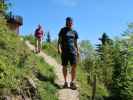 Melanie und Frank bei der Aussichtsplattform Hollerberg