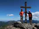 Ich und Frank am Sparber, 1.502 m