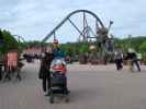 Sabine, ich und Nils in Djurs Sommerland in Nimtofte (21. Mai)