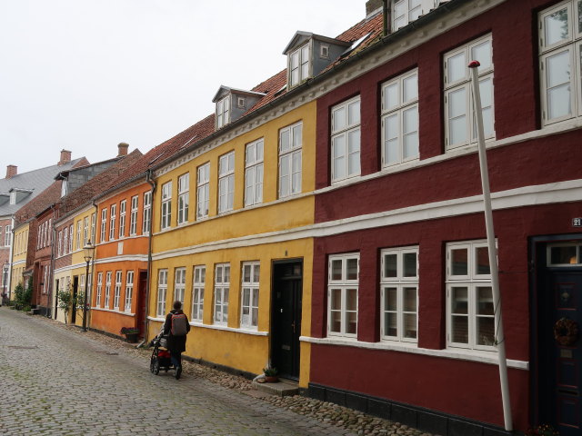 Nils und Sabine in der Bispegade in Ribe (28. Mai)
