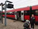 Nils und Sabine in der Bramming Station, 12 m (28. Mai)