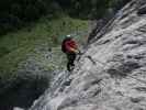 Klostertaler Klettersteig: Carmen im Abschnitt 1 'Devil's Start'