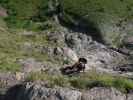 Klostertaler Klettersteig: Carmen im Abschnitt 1 'Devil's Start'