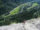 Klostertaler Klettersteig: Carmen im Abschnitt 3 'See Spray'