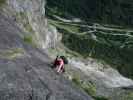 Klostertaler Klettersteig: Carmen im Abschnitt 5 'Stairway to Heaven'
