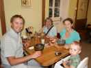 Ich, Mama, Sabine und Nils