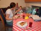 Sabine und Nils in unserer Wohnung