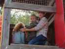 Nils und Sabine am Abenteuerspielplatz
