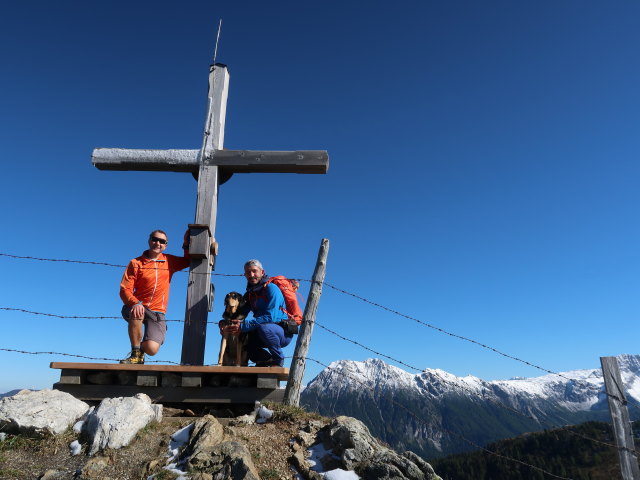 Ich und Georg am Penkkopf, 2.011 m