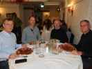 Erich, Florian, Karl und Friedrich in der Pizzeria Figoletta