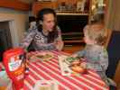 Ursa und Nils in unserer Wohnung