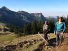 Melanie und Ronald zwischen Grassauer H&uuml;tte und Hochplatte