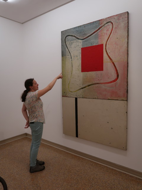 Sabine im Museu Fundaci&oacute;n Juan March in Palma (14. Nov.)