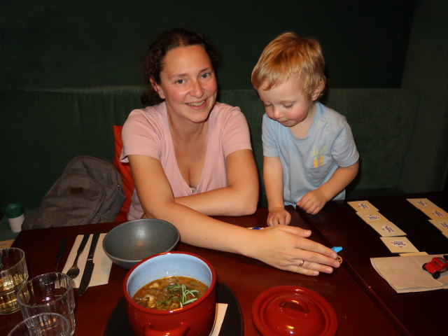 Sabine und Nils im Restaurant Andana Palma (15. Nov.)