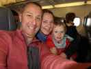 Ich, Sabine und Nils im FR 104 am Flughafen Wien-Schwechat, 179 m (12. Nov.)