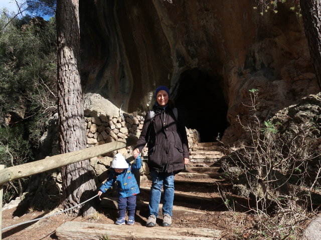 Nils und Sabine im Reserva Park Puig de Galatz&oacute; (22. Nov.)