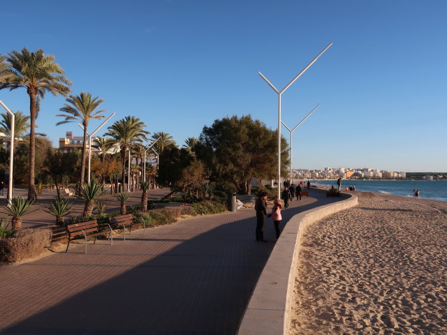 Platja de s'Arenal in Palma (22. Nov.)