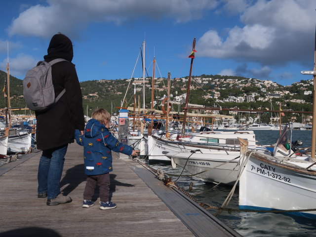 Sabine und Nils in Port d'Andratx (25. Nov.)