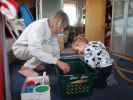Mama und Nils im Haus meiner Eltern