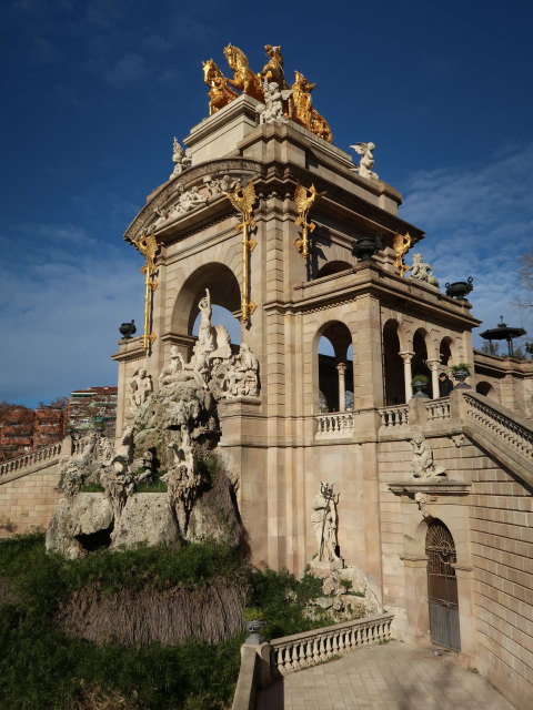 Cascada del Parc de la Ciutadella (7. Jän.)