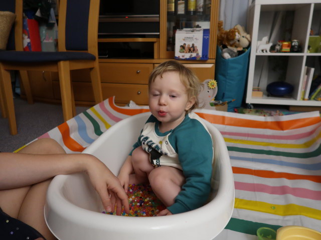 Nils in unserer Wohnung