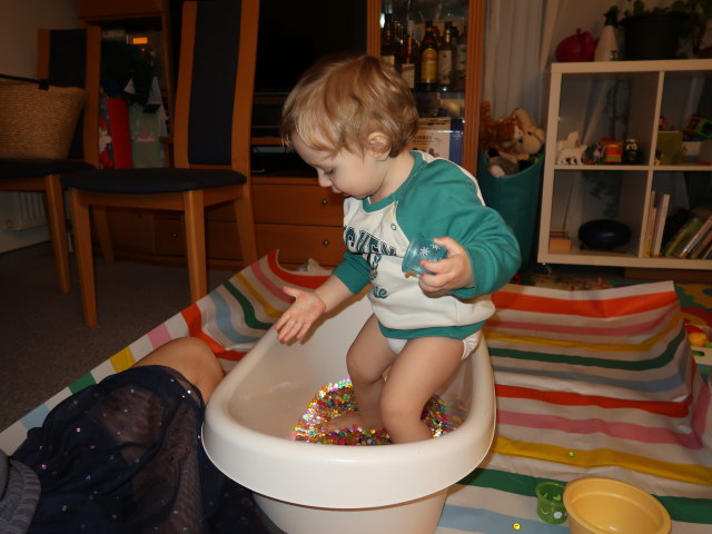 Nils in unserer Wohnung