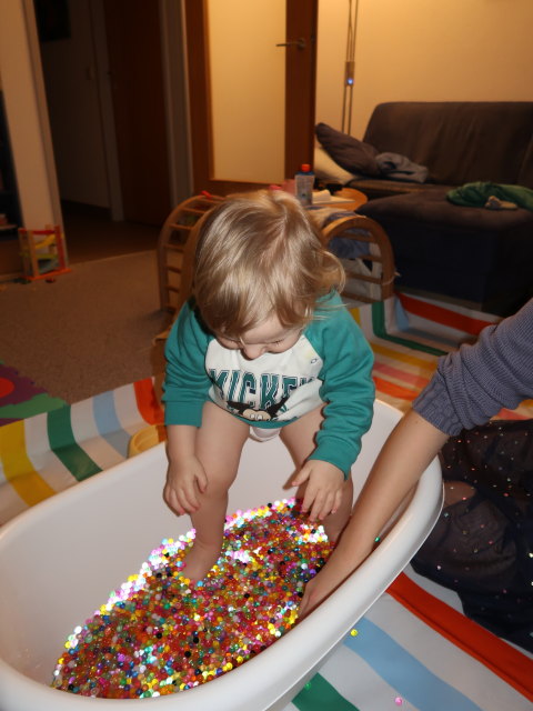 Nils in unserer Wohnung