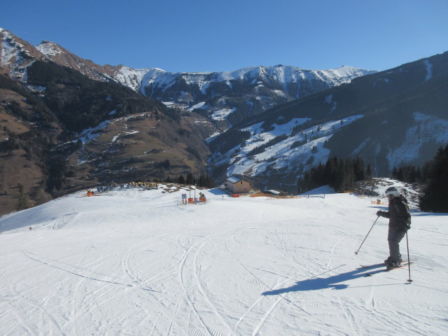 Melanie auf der Piste 'Kreuzboden - Rauris'