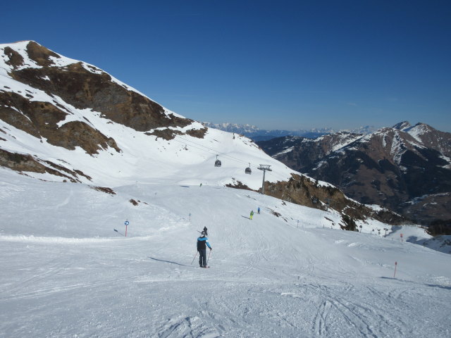 Frank und Melanie auf der Piste 'Gipfelbahn - Hochkar'
