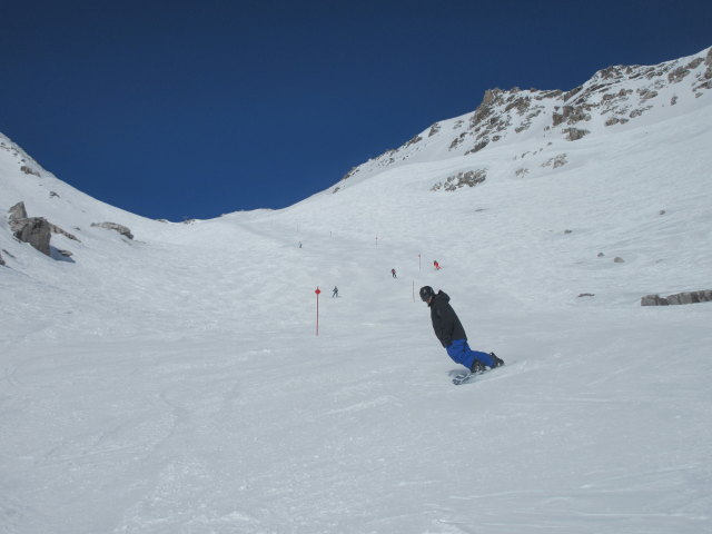 Markus auf der Schindlerkarroute