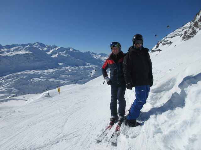 Ich und Markus auf der Schindlerkarroute