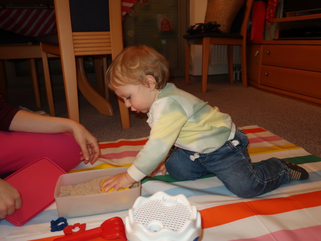 Sabine und Nils in unserer Wohnung