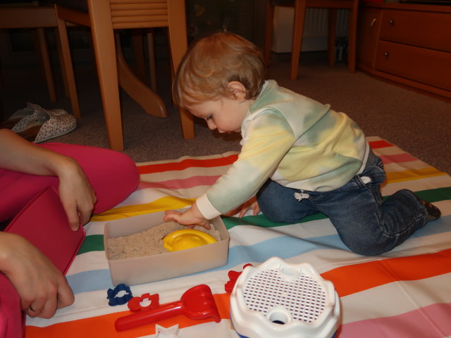 Sabine und Nils in unserer Wohnung