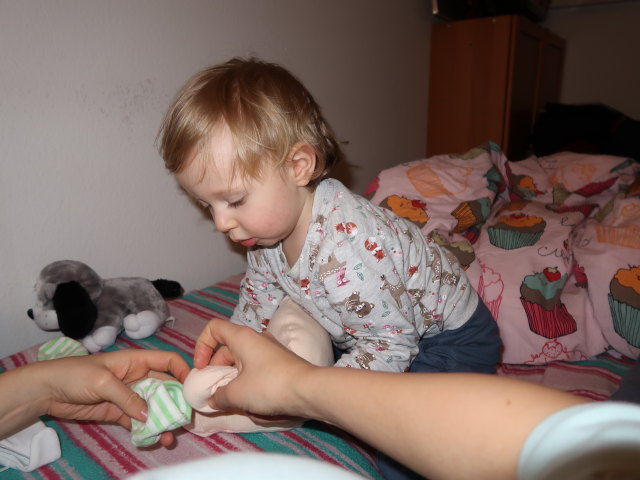 Nils in unserer Wohnung