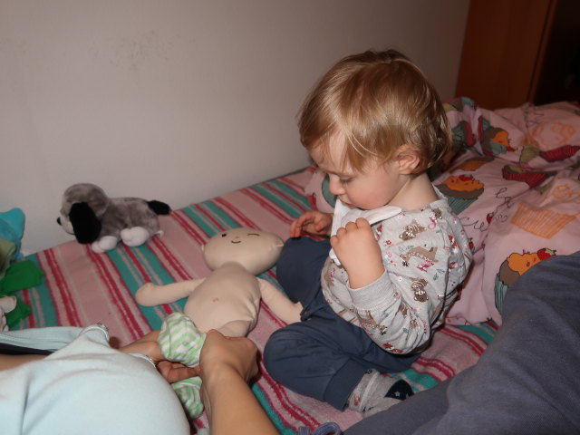 Nils in unserer Wohnung