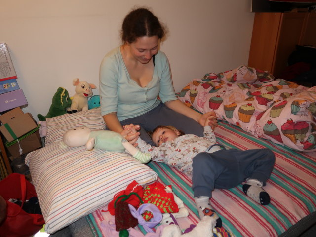 Sabine und Nils in unserer Wohnung