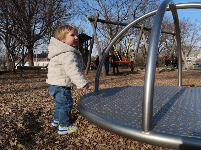Nils am Spielplatz Lorettowiese