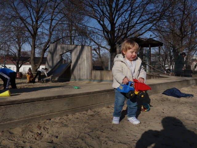 Nils am Spielplatz Lorettowiese