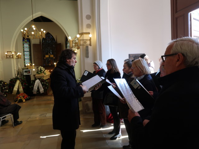 Chor Osttirol in der Halle 1 am Stammersdorfer Zentralfriedhof