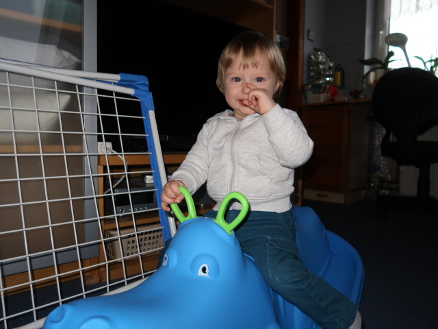 Nils im Haus meiner Eltern