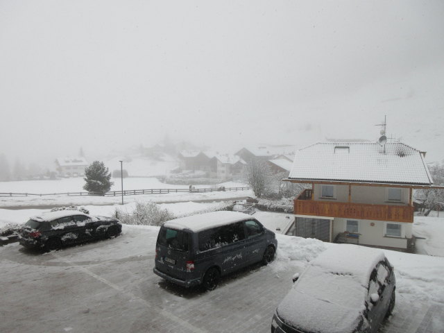 beim Garni Hotel Iris in Wolkenstein (16. M&auml;rz)