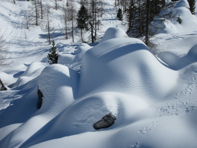 neben der Sesselbahn Averau (19. M&auml;rz)