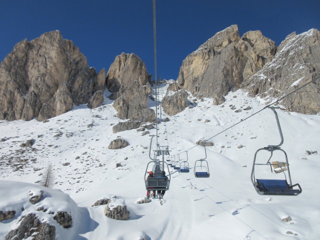 Sesselbahn Croda Negra (19. M&auml;rz)