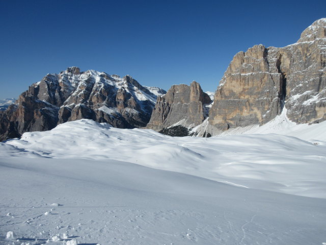 neben der Piste Armentarola (19. M&auml;rz)