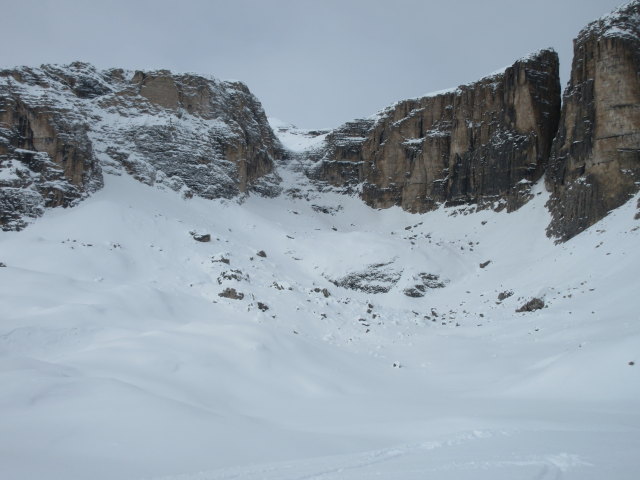 bei der Bergstation der Sesselbahn Vallon (21. M&auml;rz)