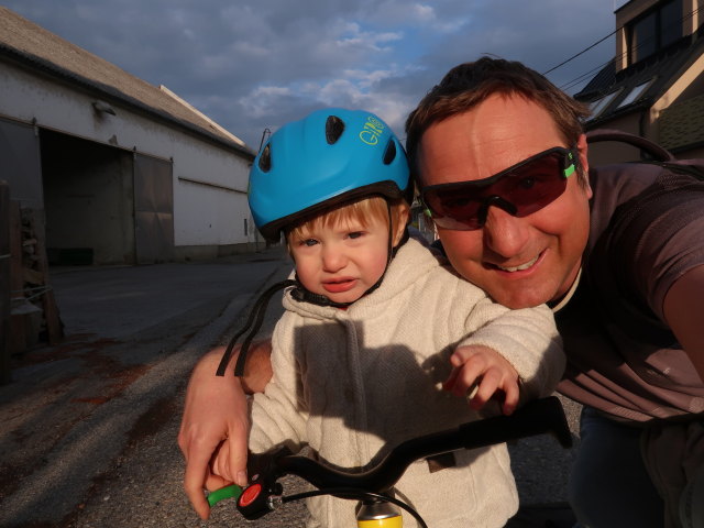 Nils und ich in der Alten Stra&szlig;e (26. M&auml;rz)