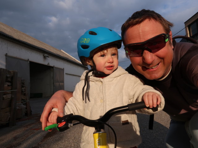 Nils und ich in der Alten Stra&szlig;e (26. M&auml;rz)