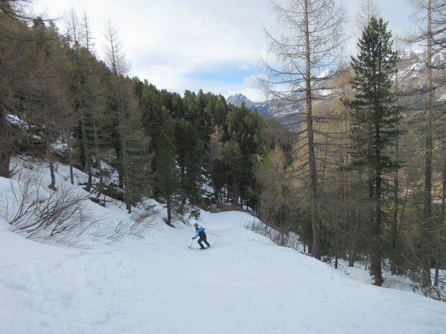 Frank auf der Skiroute Gr&uuml;nsee - Enzingerboden