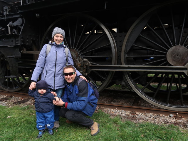 Nils, Sabine und ich bei der kkStB 310.23